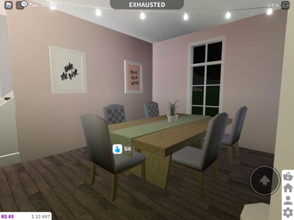 Picture of: dining room idea bloxburg~  House inspiration, Home decor, Room